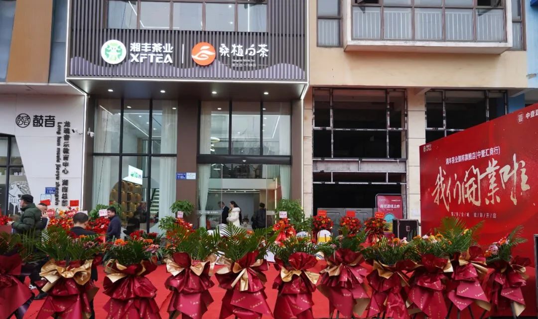 聚焦全城，炫彩啟幕！湘豐茶業御邦旗艦店盛大開業